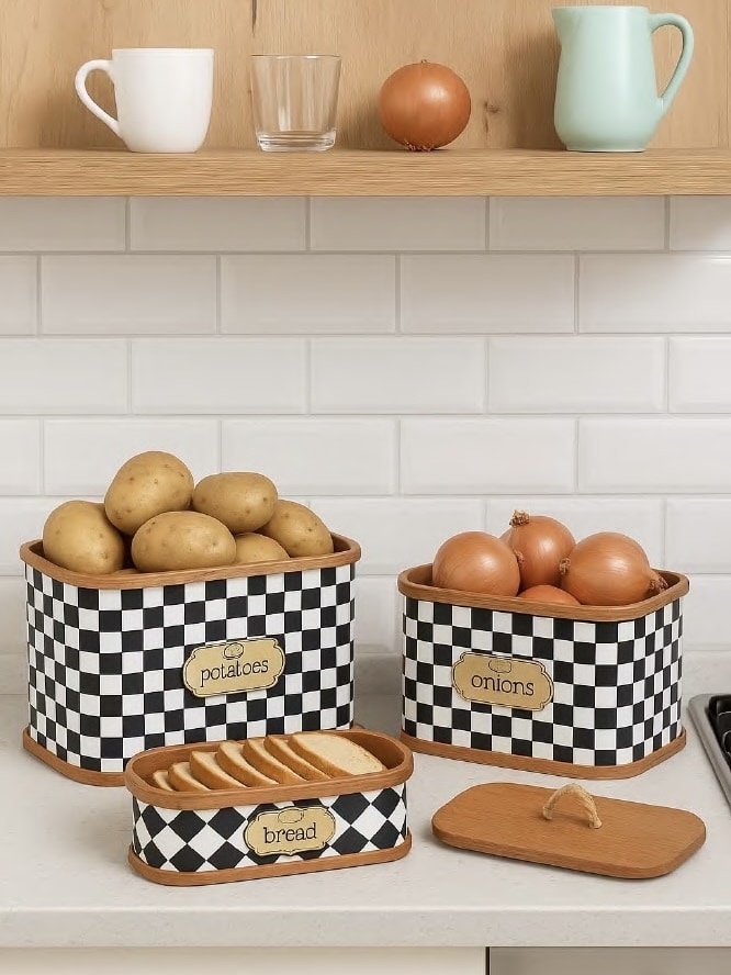 Ekmeklik mutfak ürün fotoğrafı - Mutfak organizasyonu dekorasyonu, Vitrin Pro sonrası