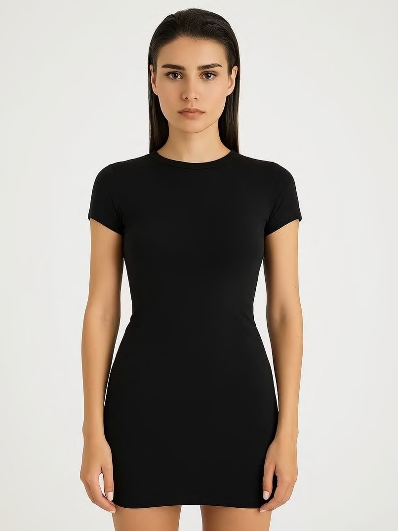 Elbise model fotoğrafı - Stüdyo çekimi, Vitrin Pro öncesi