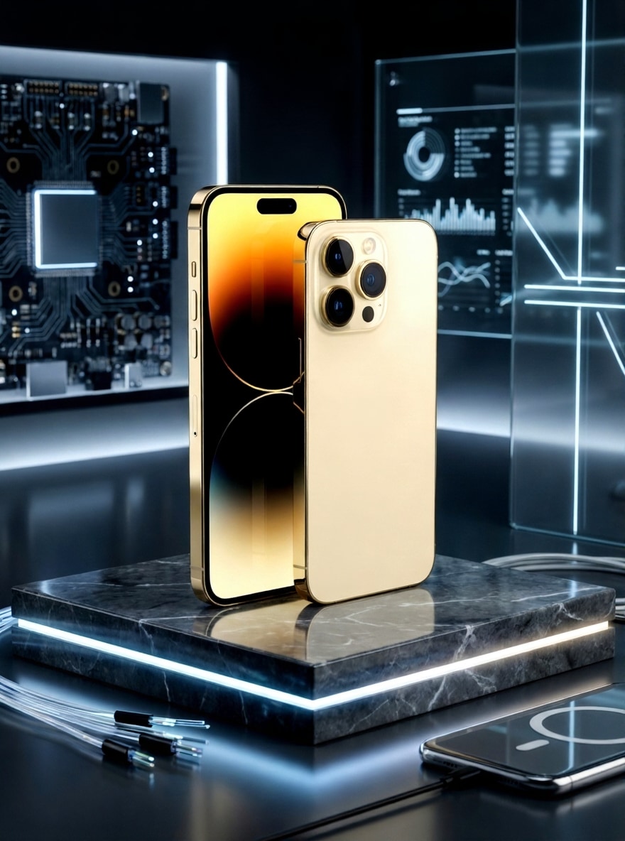 Elektronik ürün fotoğrafı - Modern teknolojik atmosfer, Vitrin Pro sonrası