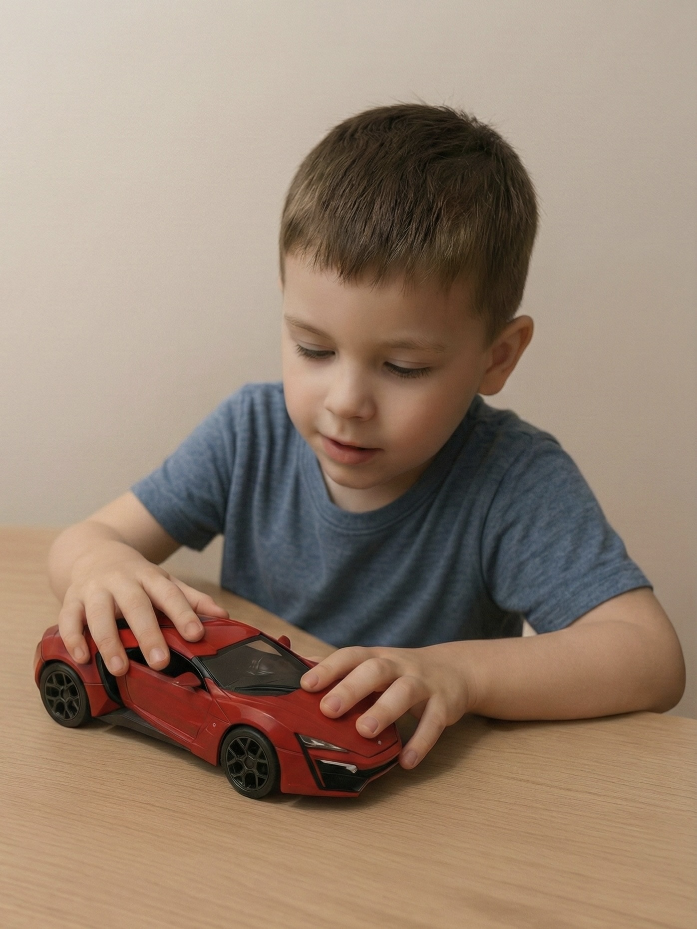 Oyuncak araba ürün fotoğrafı - Çocuk odası dekorasyonu, Vitrin Pro sonrası